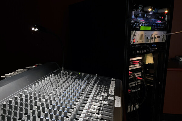 Video editing suite at M-PACT TV studio in Palmer, MA