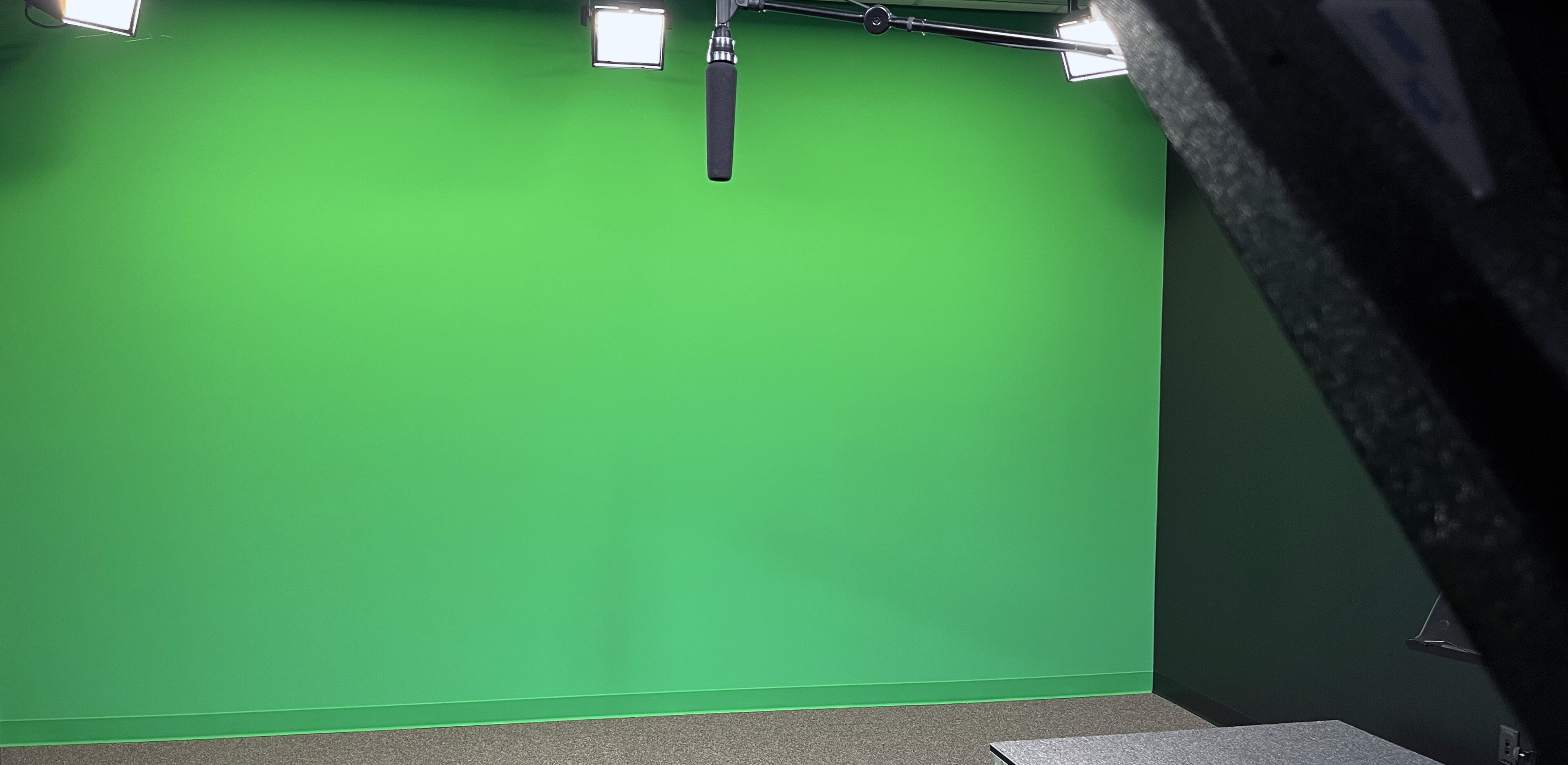 Green Screen Studio at M-Pact TV Studio in Palmer, MA